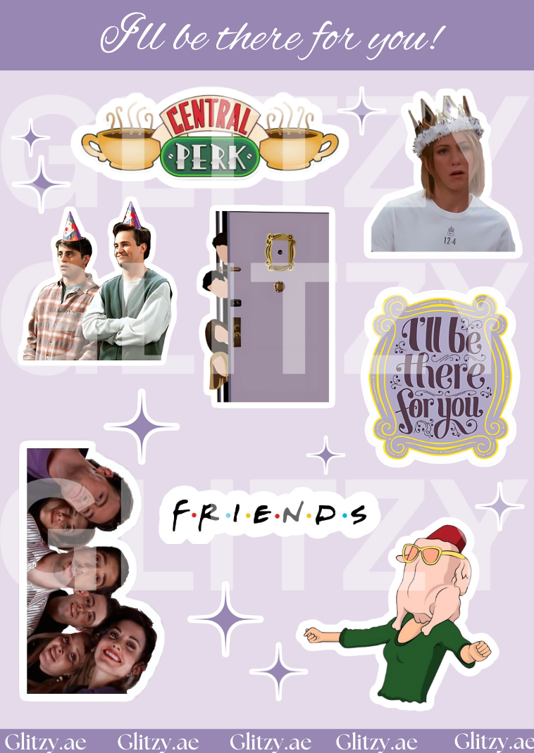 Friends sticker sheet