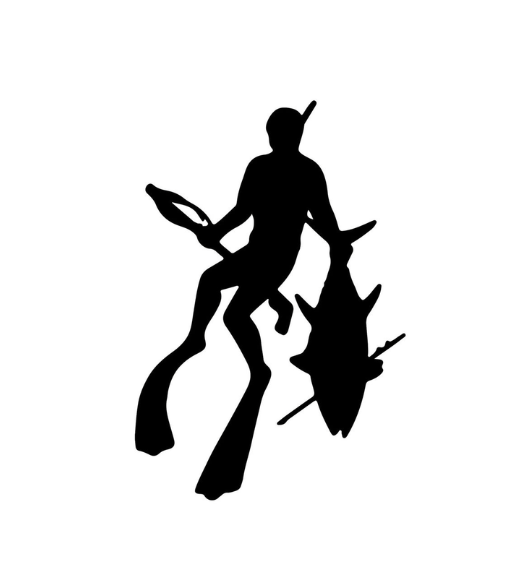 Diver sticker