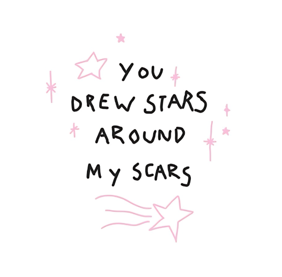 You Stars Around My Scars sticker