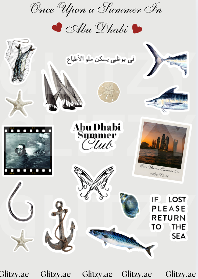 Once Upon a Summer In AD sticker sheet