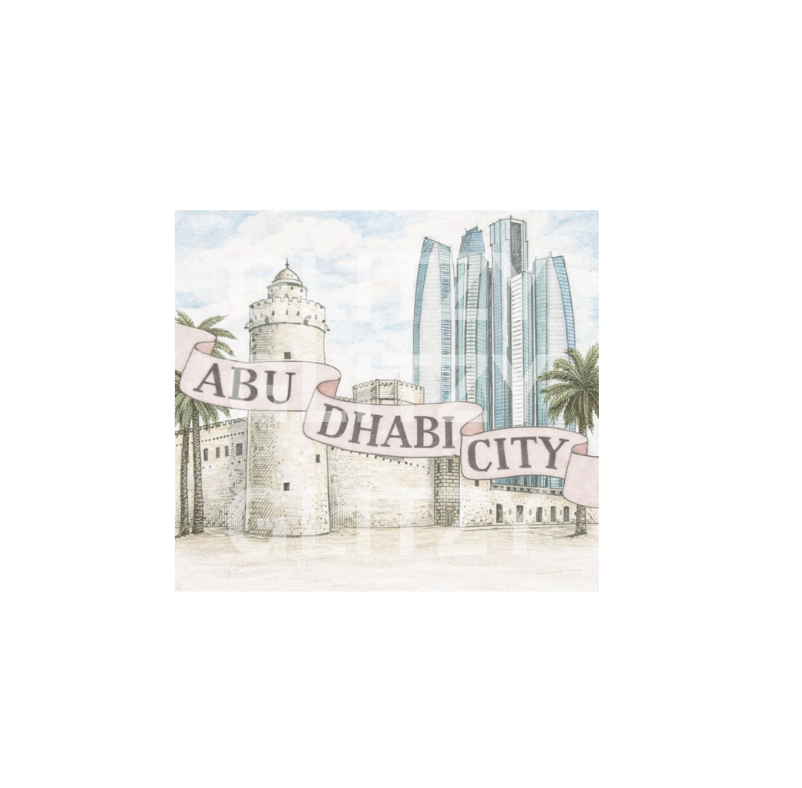 Abu Dhabi City sticker