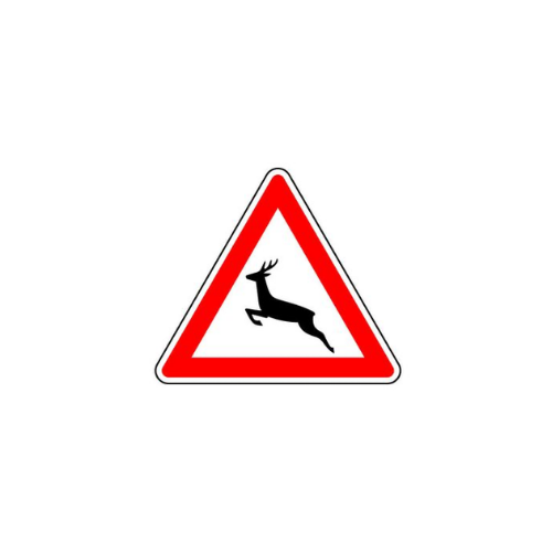 deer crossing sticker