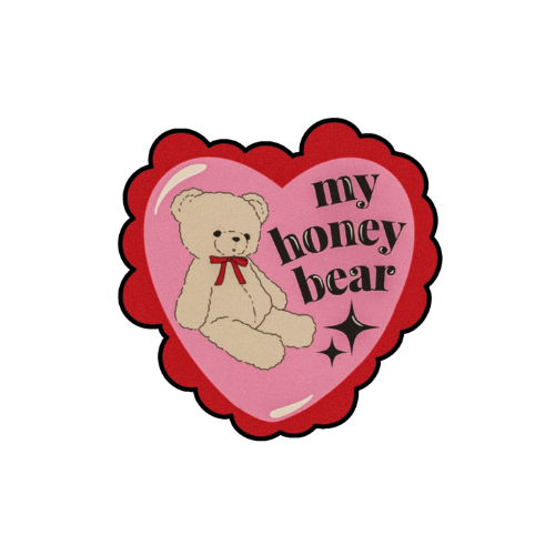 my honey bear sticker