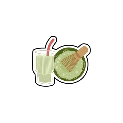 matcha sticker