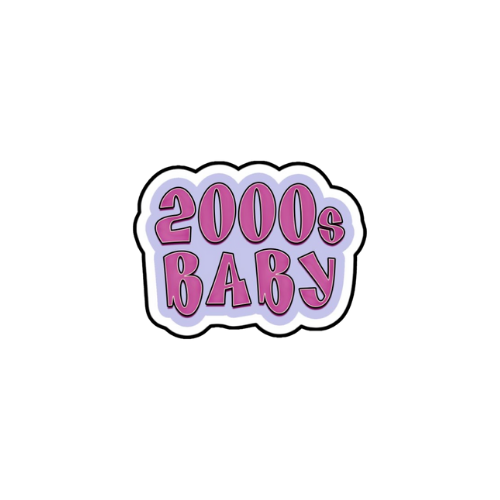 2000s baby sticker