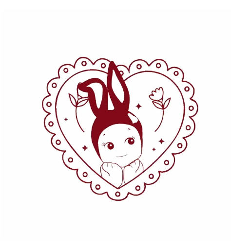 Heart Sonny Angel sticker
